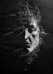Calligraphic portrait  /  sold